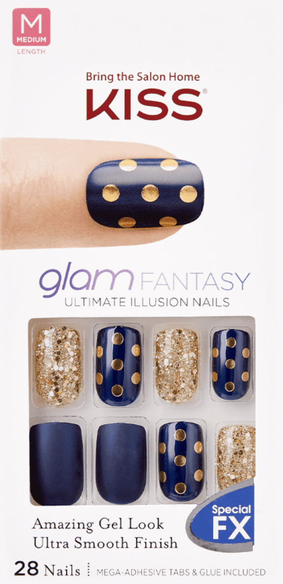 KISS Glam Premium Faux Nails - Pink Sugar