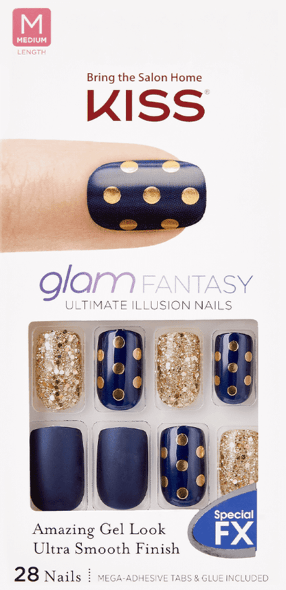 KISS Glam Premium Faux Nails - Pink Sugar