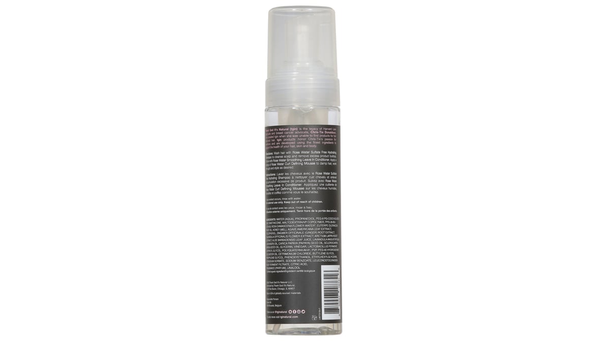 TGIN ROSE WATER CURL CREAM  12Z