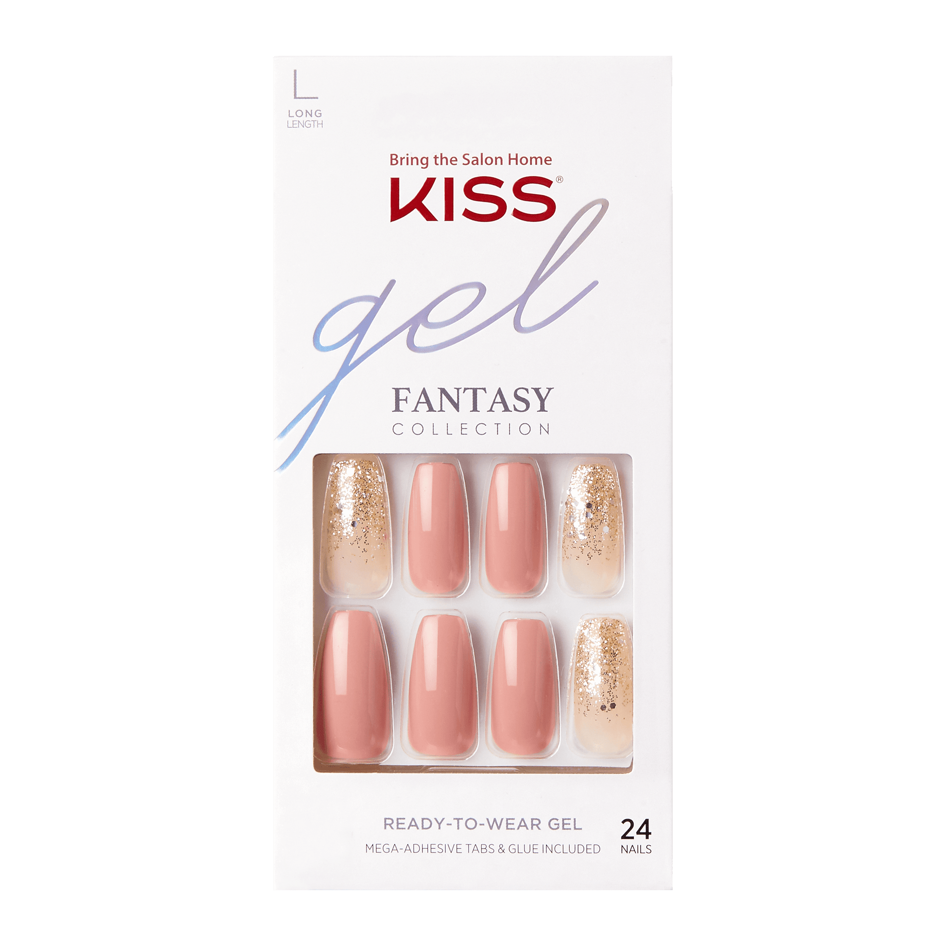 KISS Gel Fantasy Magnetic Ready To Wear Gel Nails - North Coast