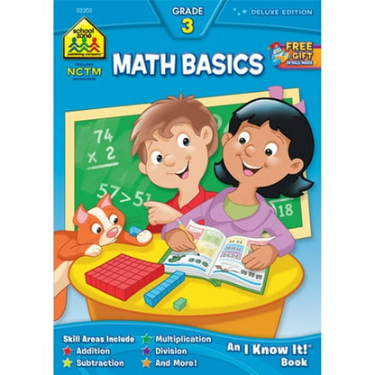 School Zone Math Basics Grade 3 Workbook