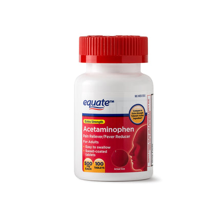 ACETAMINOPHEN E/S 500 MG TAB 100