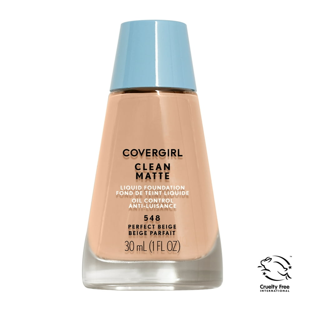 COVERGIRL Clean Matte Liquid Foundation - 548 Perfect Beige