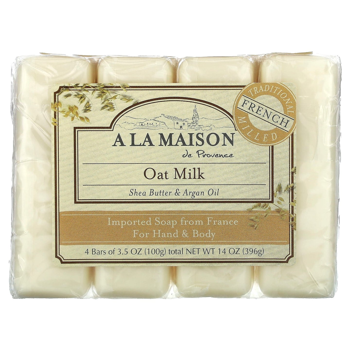 A LA MAISON BAR SOAP,4 BARS,FRSH SSLT