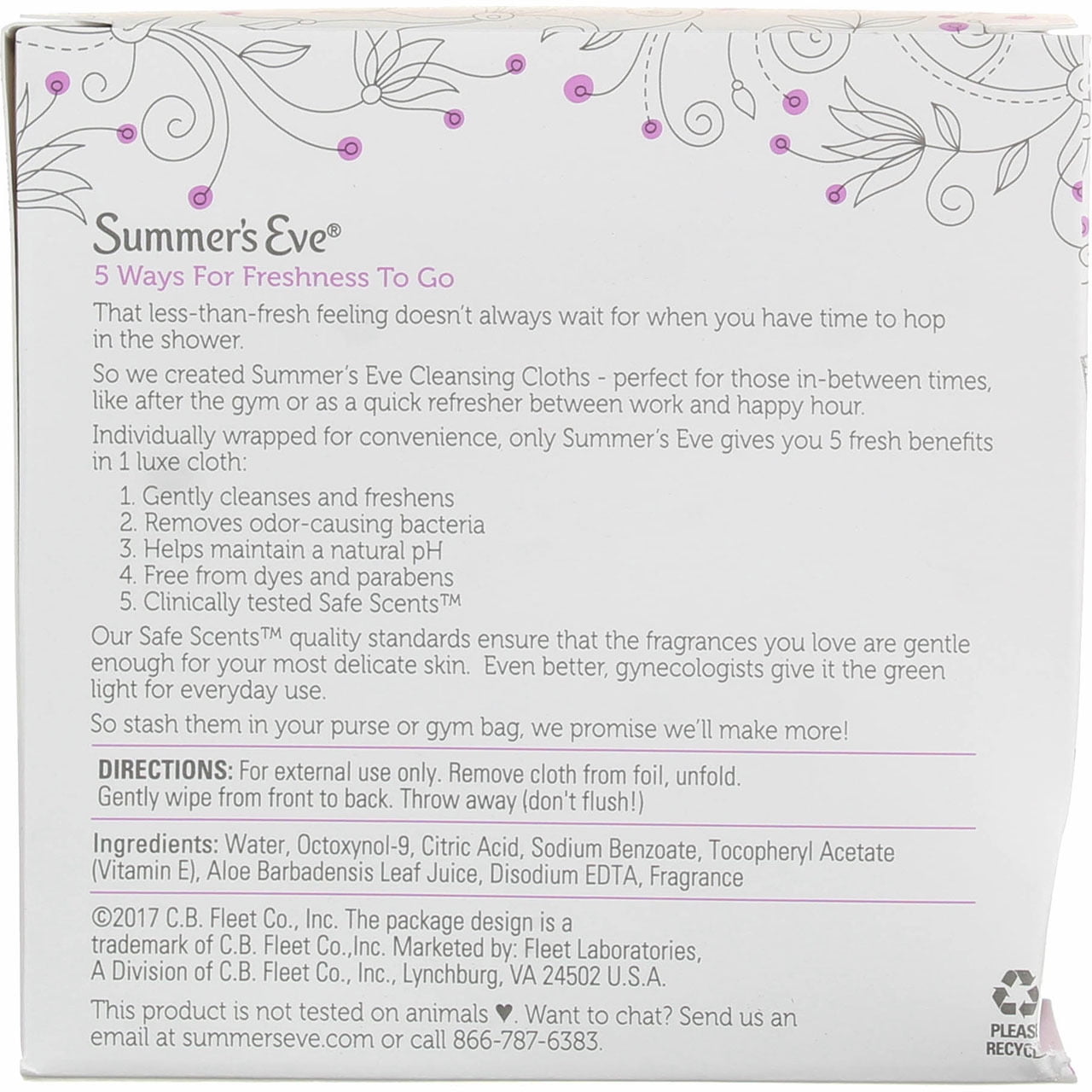 SUMMERS EVE CLEANSING CLOTH ISLAND 32CT