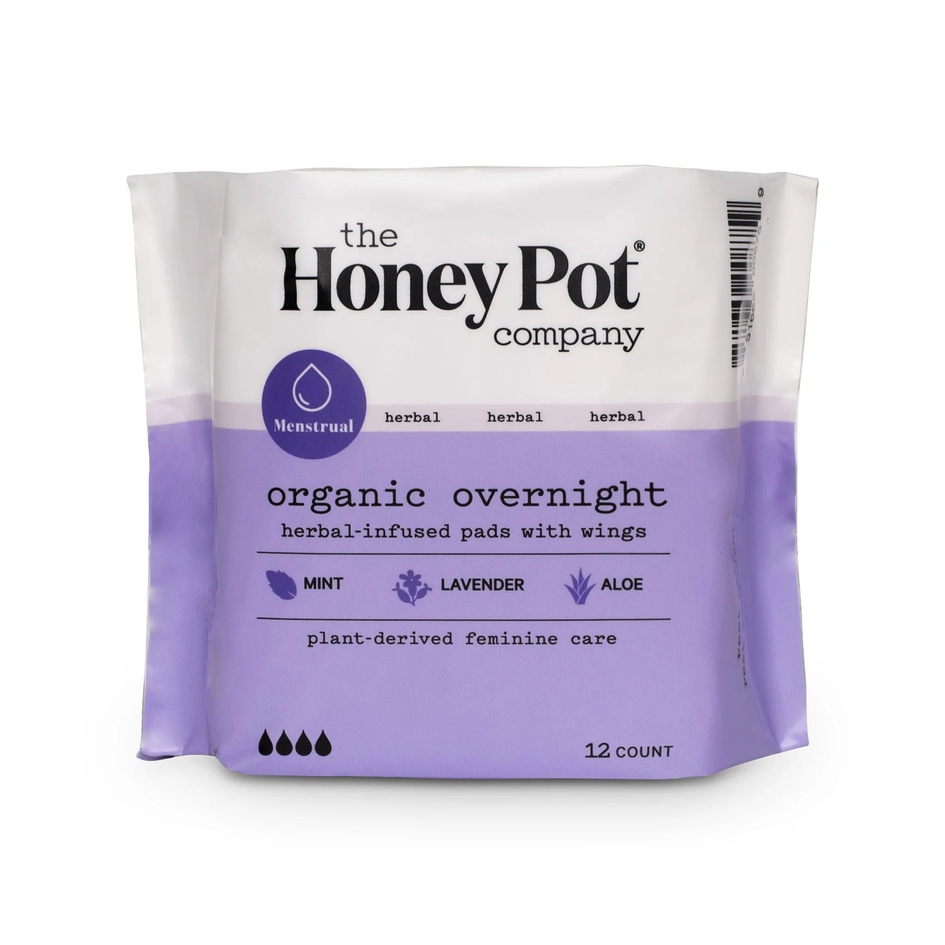 THE HONEY POT PAD,INCONT,HERBAL,OVRNT