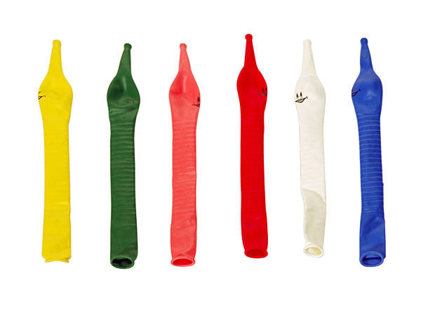 12 SQUIGGLY WORM BALLOONS