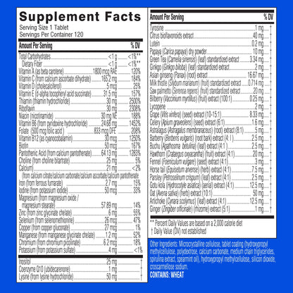SD ADULT MULTIVITAMIN CW 120 GMM