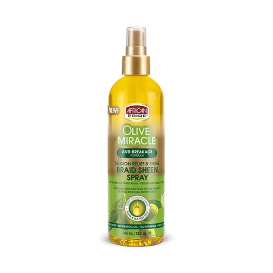 African Pride Olive Miracle Braid Spray Anti-Breakage 12oz