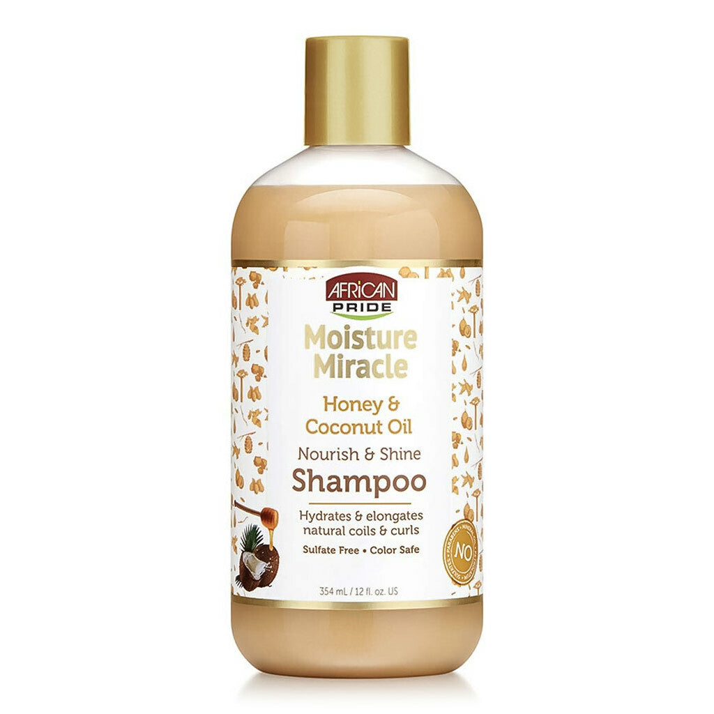 African Pride Shampoo Honey & Coconut Oil 12oz