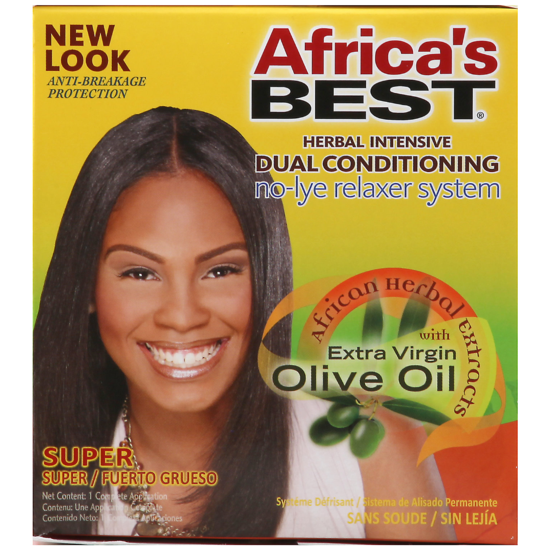Africas Best Relaxer Super Dual Cond. No-Lye System