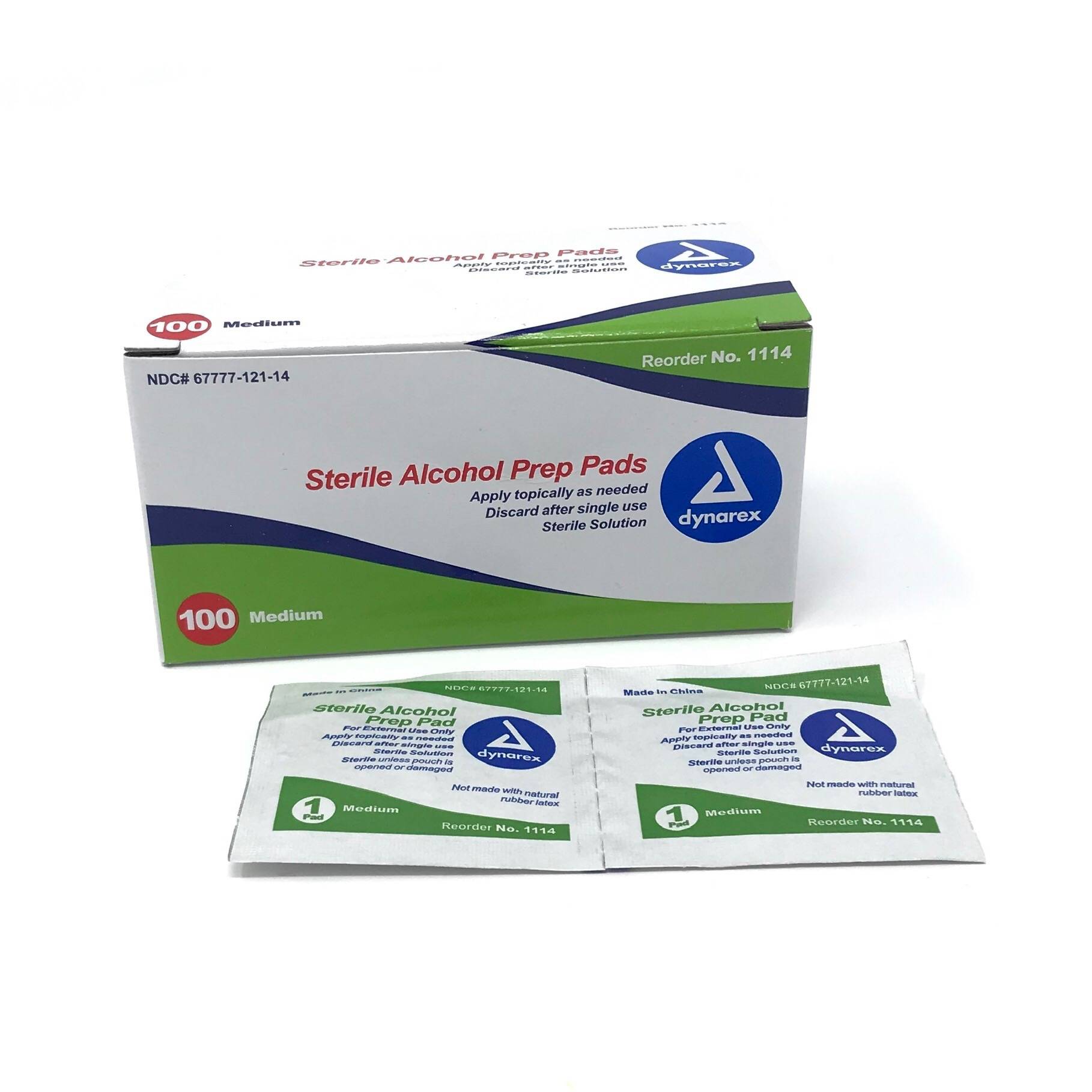 ADVOCATE STERILE ALCOHOL PREP PADS 100CT