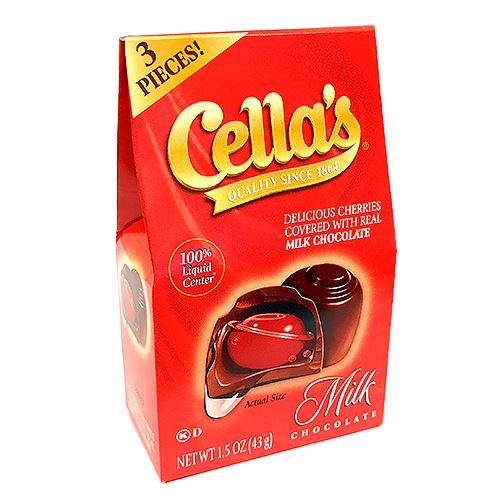 CELLAS COVERED CHY DK CHOC 72
