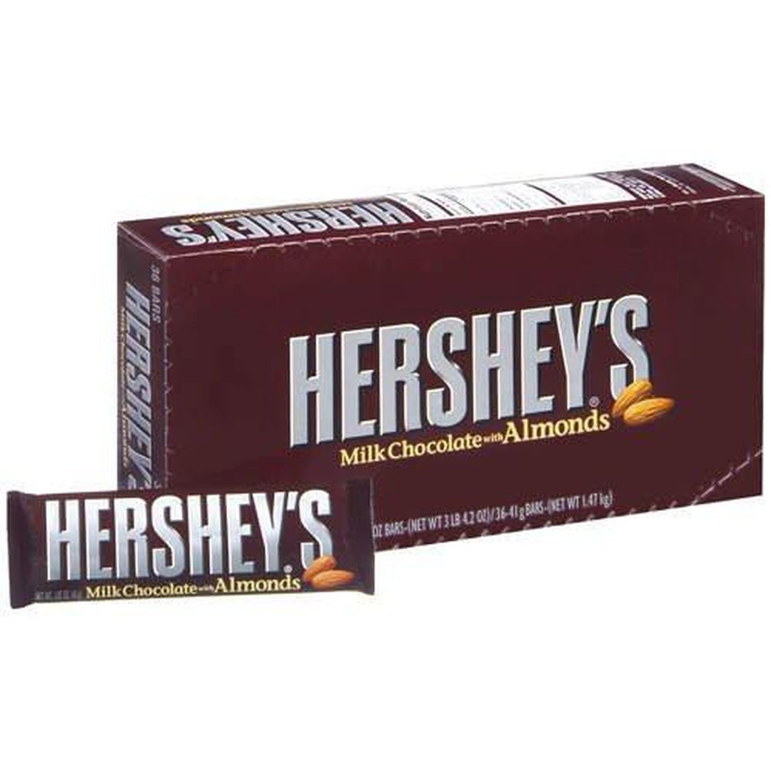 HERSHEYS ALMOND 18X2.6OZ KG SZ