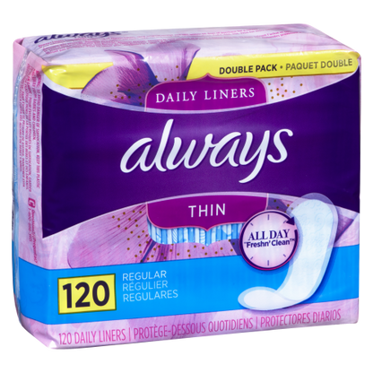 ALWAYS PRT PA 120 THIN MINCE