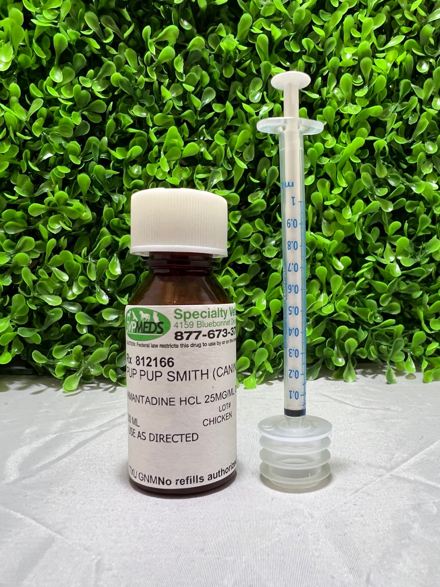 AMANTADINE HCL SL 50MG/5ML 473ML