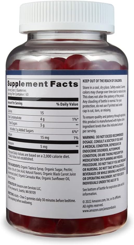 YUMVS MELATONIN X/STR 5 MG GMY 60 GERI