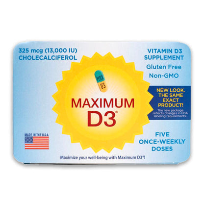 MAXIMUM D3 13M IU/325MCG CAPSULE 5CT RIM