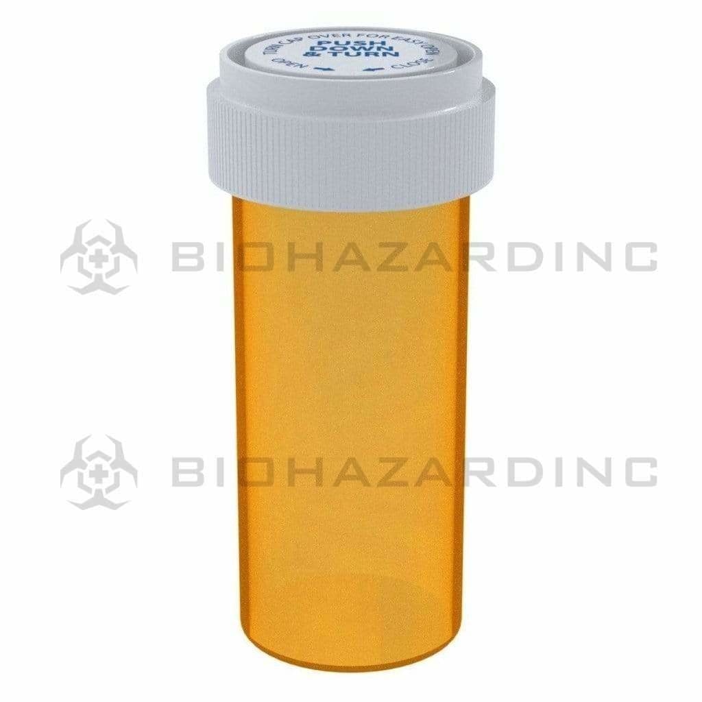 COLORSAFE RC VIALS - AMBER 16 DRAM W/CAP