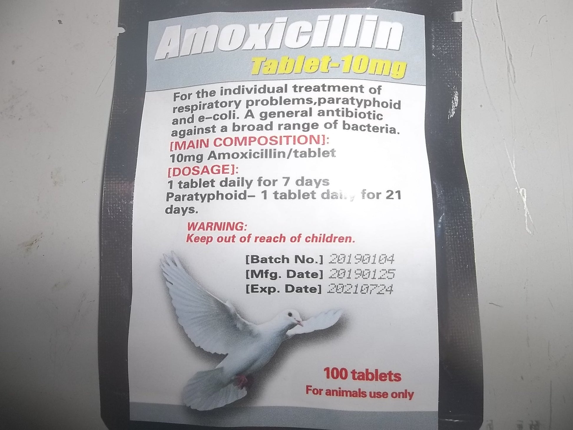 AMOXICILLIN TB 875MG 100