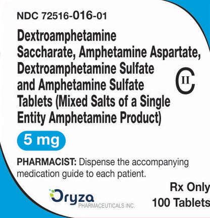 DEXTROAMPHET TB 7.5MG 100      C2