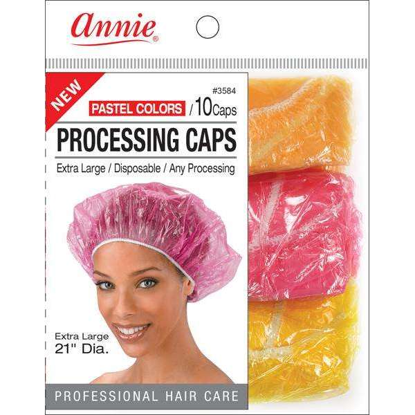 ANNIE PROCESS CAP CLR10PK #3552