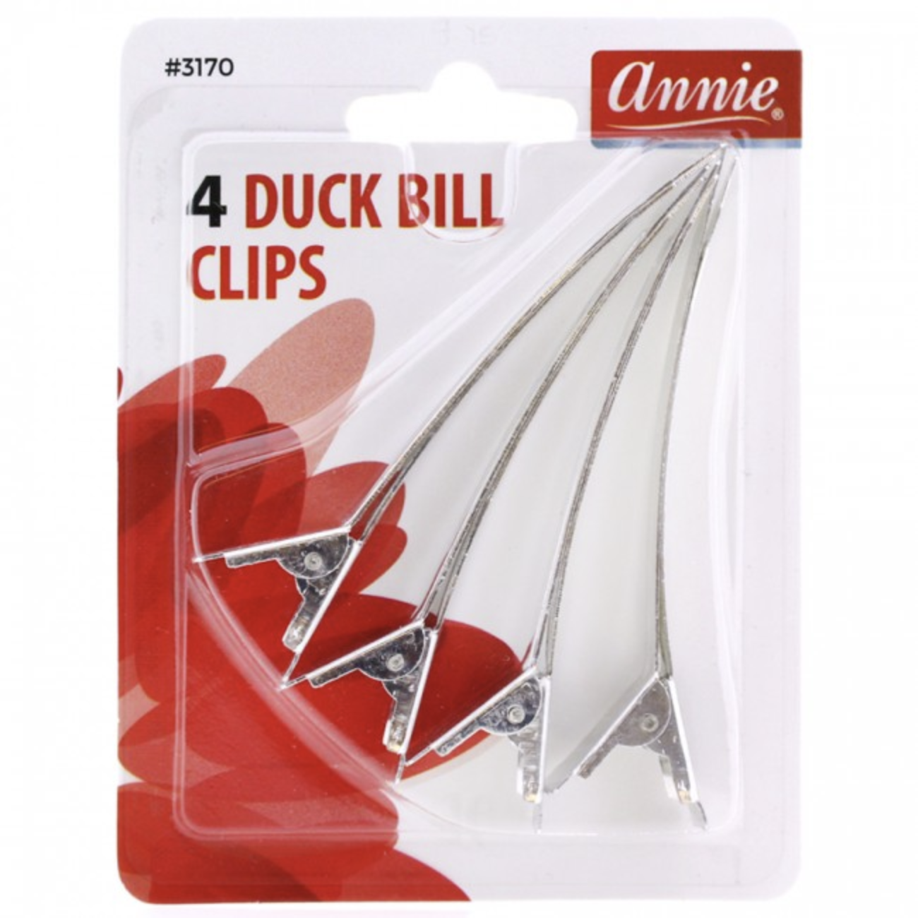 ANNIE DUCK BILL CLIP 12PC #3195