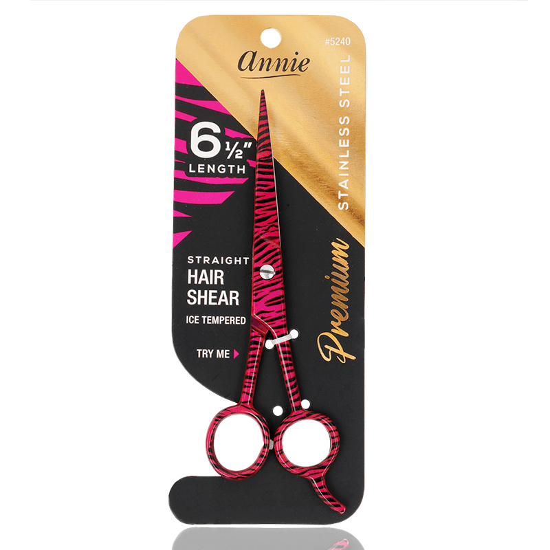 ANNIE HAIR SHEARS 5.5 BLK #5004