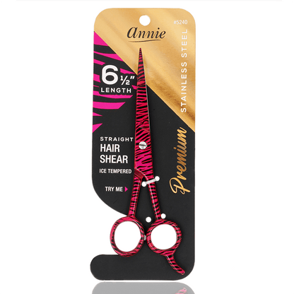 ANNIE HAIR SHEARS 5.5 BLK #5004