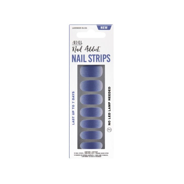 Ardell Nail Addict Long-Lasting Nail Strips Set - Lavender Bliss