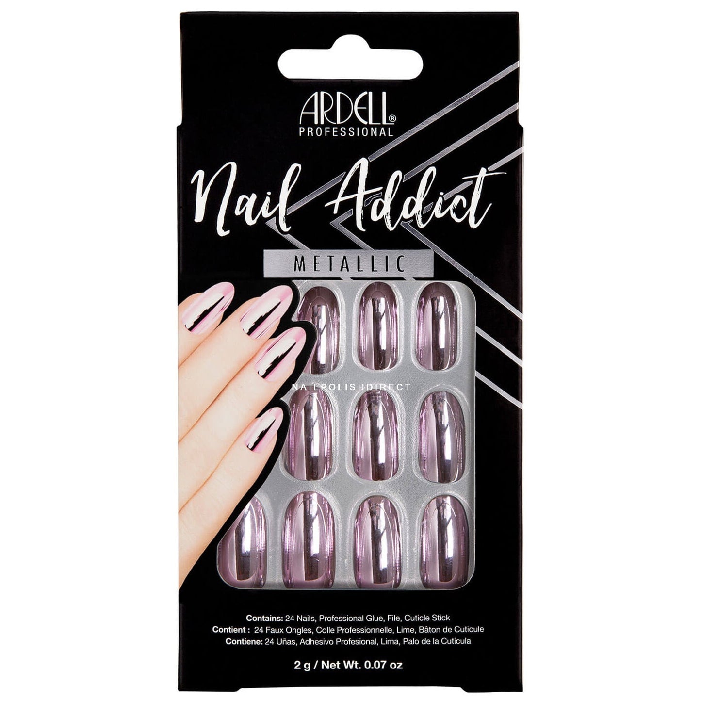 Ardell Nail Addict False Nails - Subtle French
