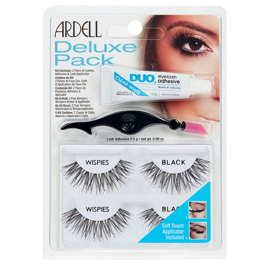 Ardell Wispies False Eyelashes - Wispies Black, 6 count