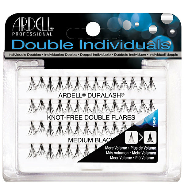 Ardell Double Individuals Knot Free Double Flares Black Long