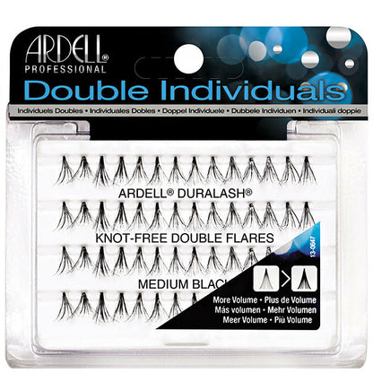 Ardell Double Individuals Knot Free Double Flares Black Long