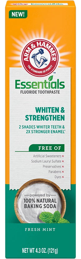 Arm & Hammer Toothpaste 4.3oz Whiten + Strengthen Fresh Mint