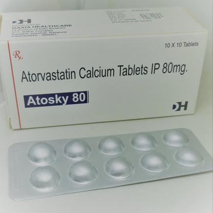 ATORVASTATIN TB 80MG 90
