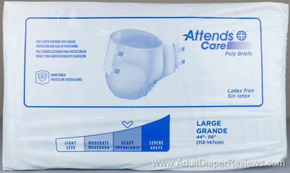 ATTENDS CARE POLY BRIEF LARGE 3X24 CT