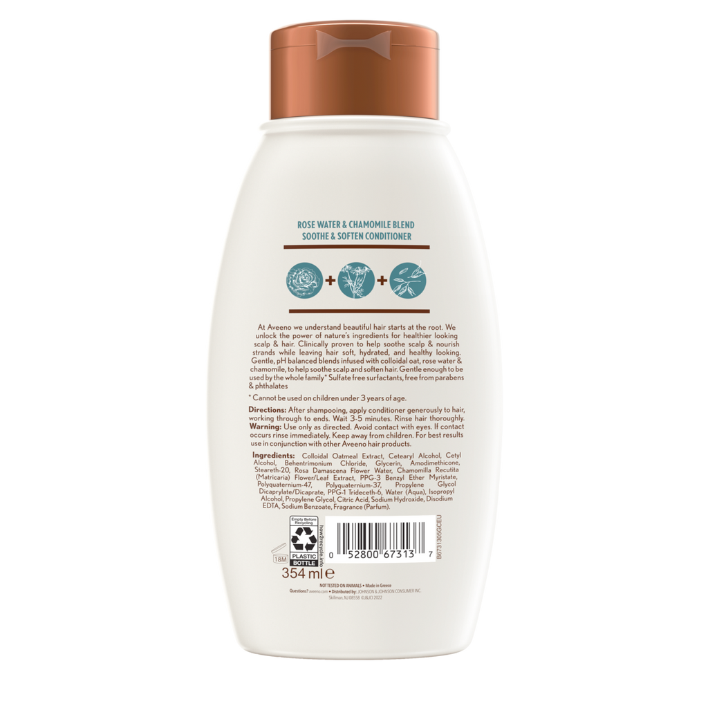 Aveeno Conditioner Rosewater & Chamomile Blend 12oz