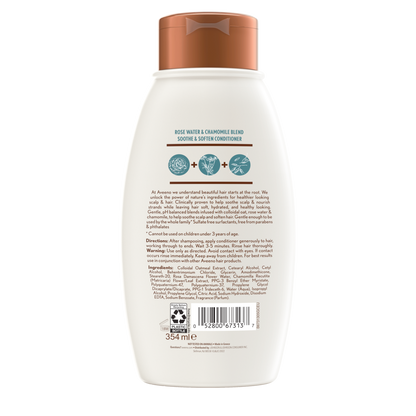 Aveeno Conditioner Rosewater & Chamomile Blend 12oz