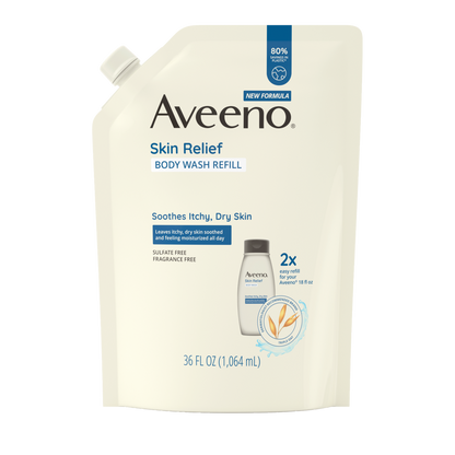 AVEENO BODYWSH LIGHT TWINPK36z