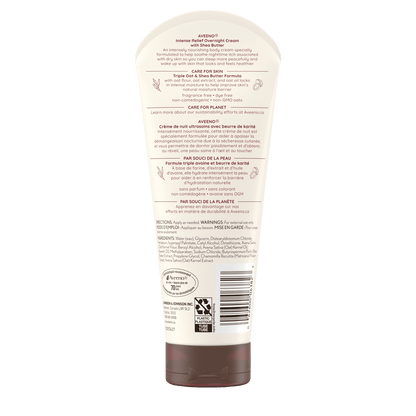 Aveeno Cream Intense Moisture Skin Relief Overnight 7.3oz