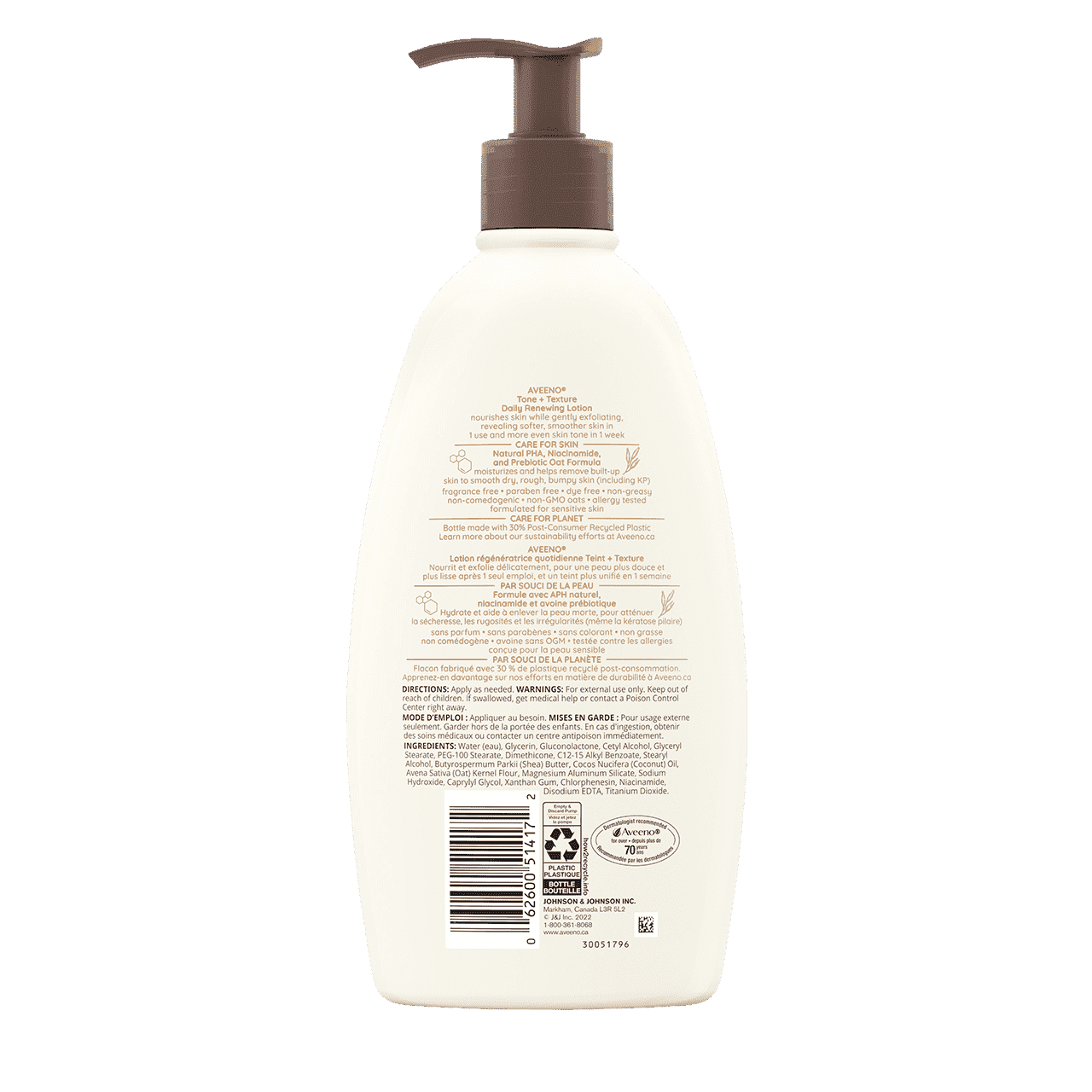 Aveeno Tone + Texture Daily Renewing Lotion 18oz