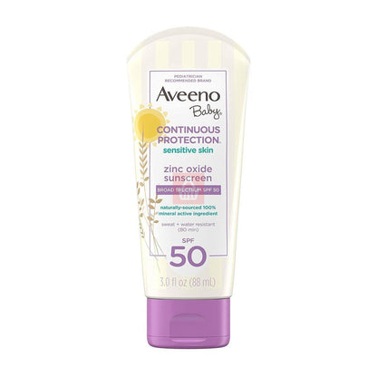Aveeno Baby Spf#50 Continuous Protect Lotion Sensitive 3oz