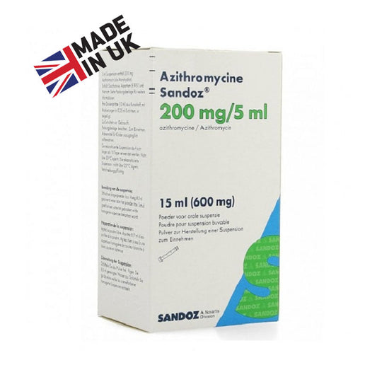 AZITHROMYCIN PT 200MG/5ML 15ML