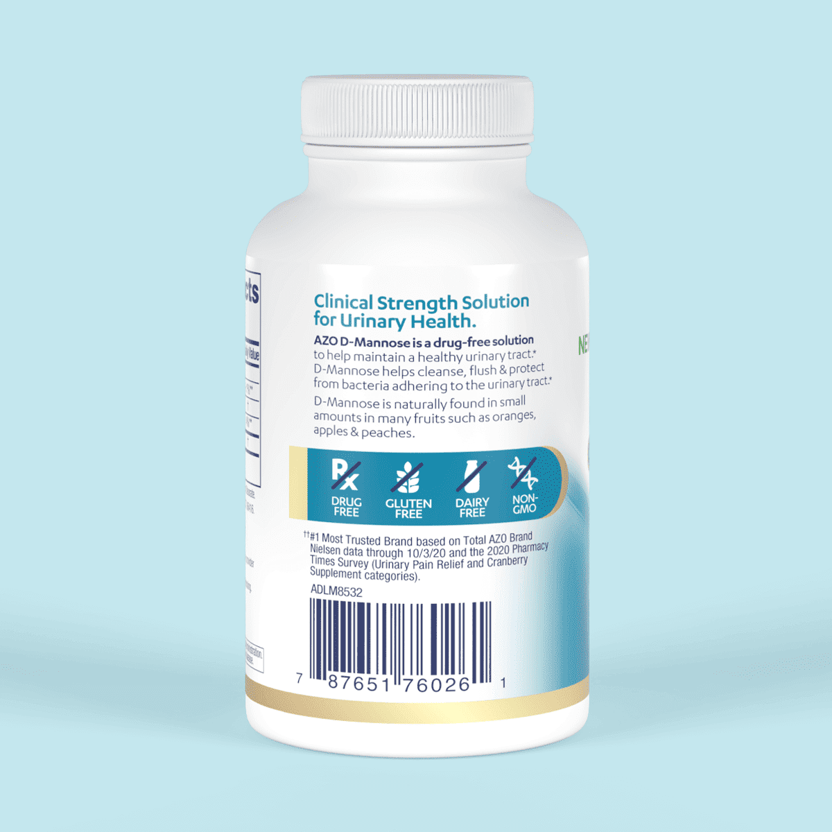 AZO D-MANNOSE URINRY TRCT HLTH CAP 120CT