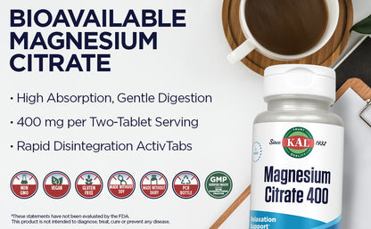 MAGNESIUM CITRATE CP 400MG 300