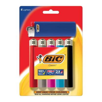 BiC Classic Pocket Lighter - Assorted, 2 count