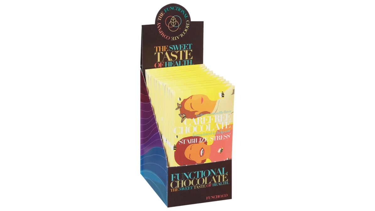 THE FUNCTIONAL CHOCOLATE CO CHOCOLATE BAR,CAREFREE