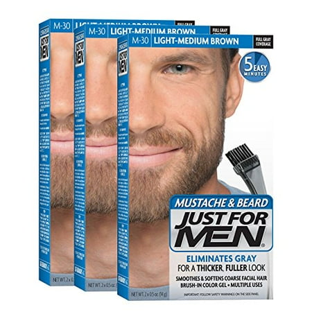 JUST FOR MEN MUSTACHE GEL MEDIUM BROWN