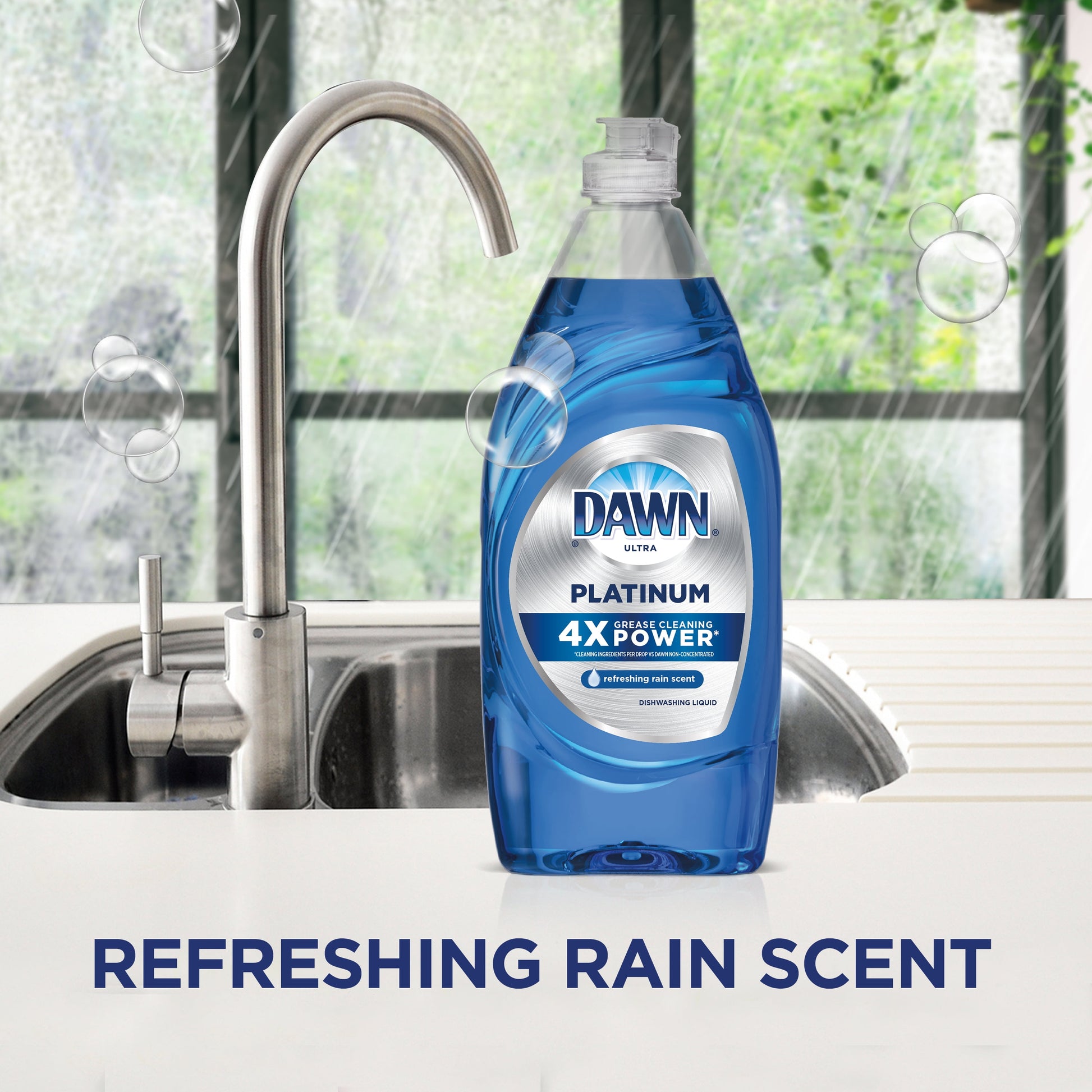 DAWN ULT PLAT 4X REFRS RAIN LIQ 14.6OZ